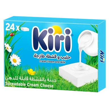 Kiri Fresh Cream & Milk Cheese – 24 Portions