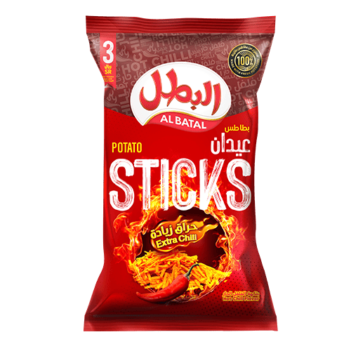 Al Batal Sticks Extra Chili 80g
